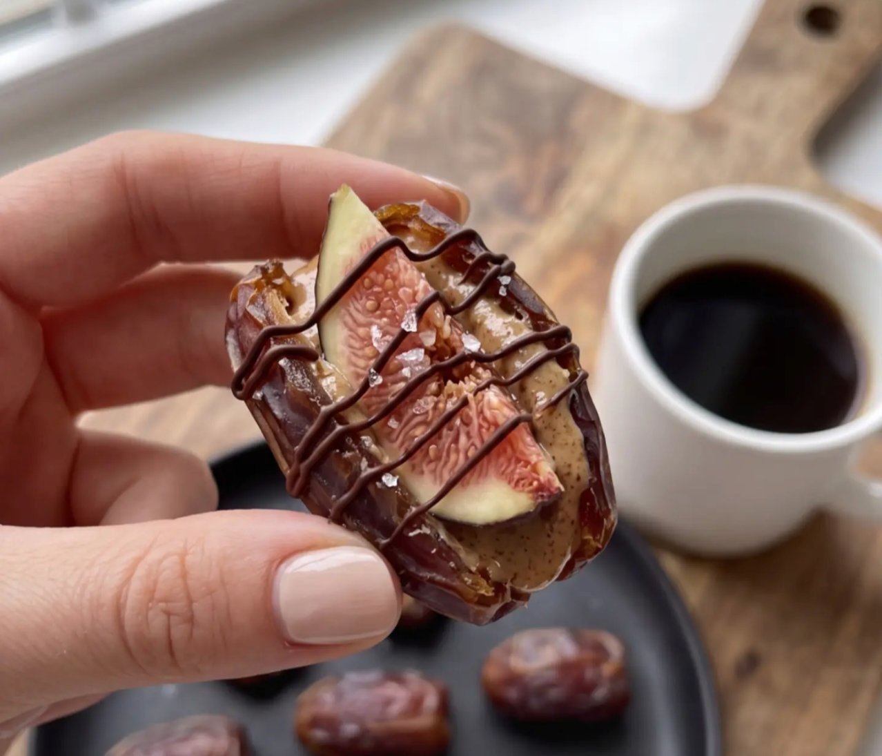 Almond Butter & Fig Dates