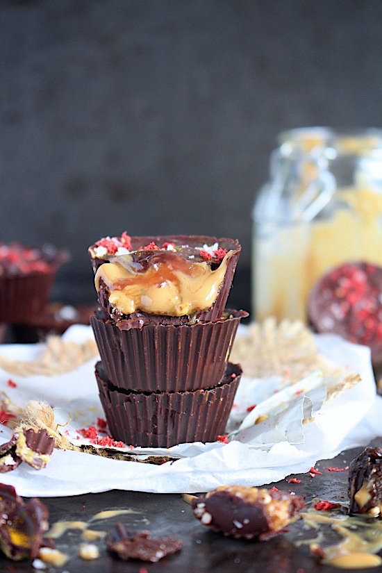 PB & J Chocolate Cups