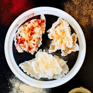 30-Second Microwave Rice Paper Chips