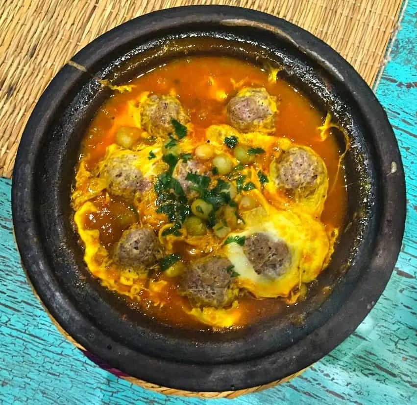 Moroccan Kefta and Vegetable Tagine
